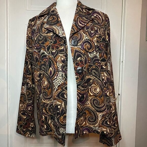 Requirements Two Button Paisley Jacket - Picture 2 of 12